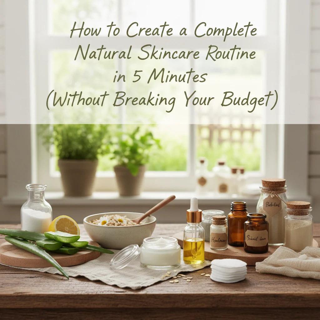How to Create a Complete Natural Skincare Routine in 5 Minutes (Without Breaking Your Budget)
