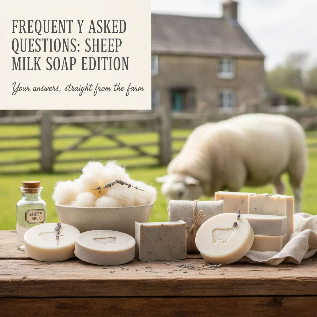 Frequently Asked Questions: Sheep Milk Soap Edition
