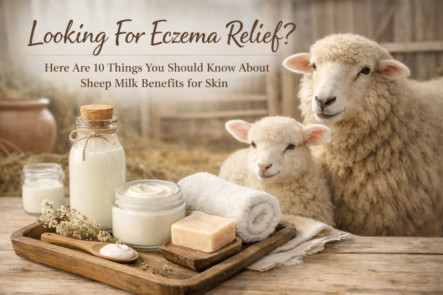 Looking For Eczema Relief? Here Are 10 Things You Should Know About Sheep Milk Benefits for Skin