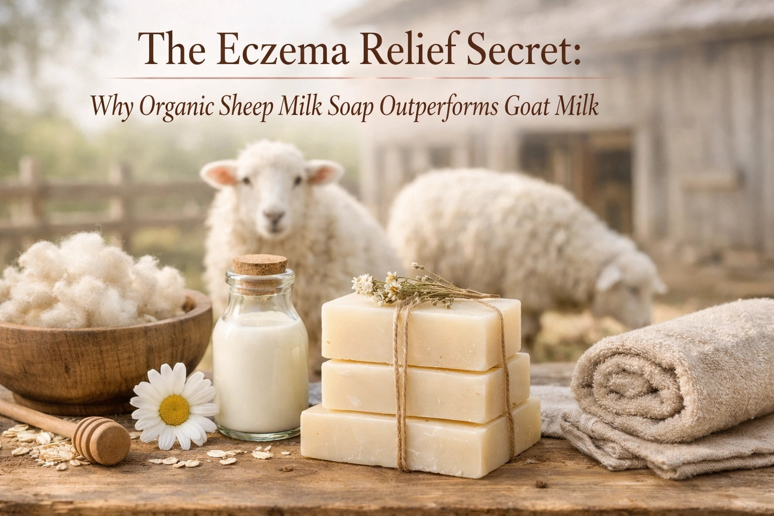 The Eczema Relief Secret: Why Organic Sheep Milk Soap Outperforms Goat Milk