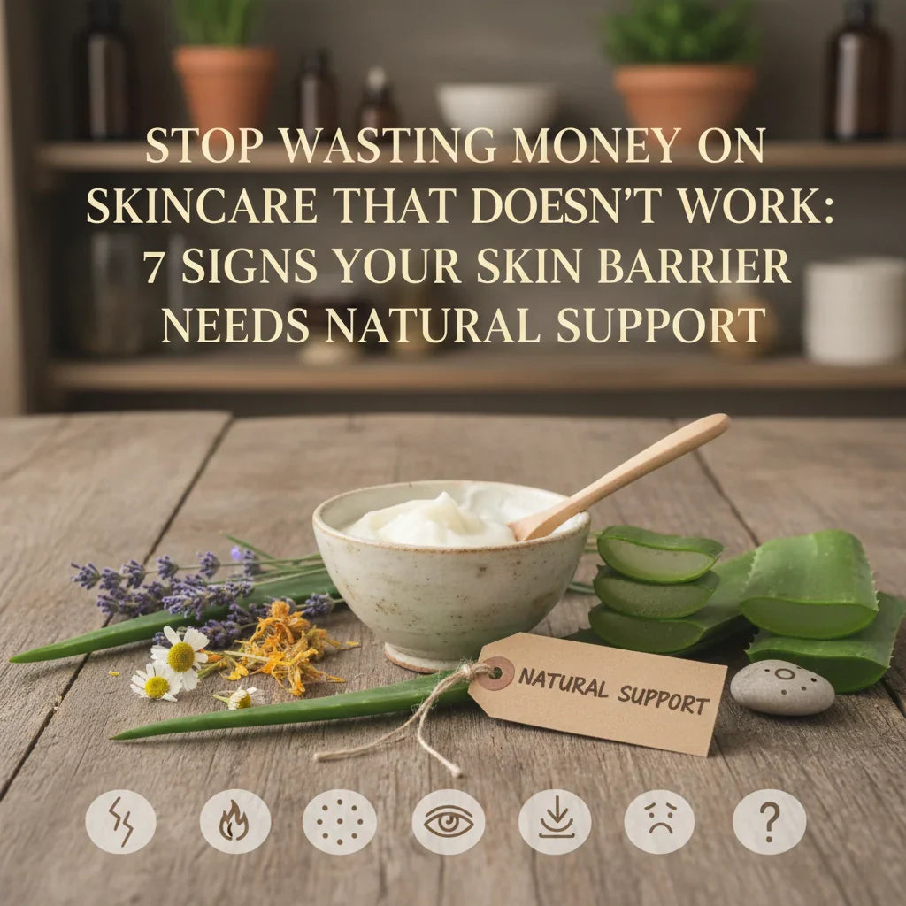 Stop Wasting Money on Skincare That Doesn't Work: 7 Signs Your Skin Barrier Needs Natural Support