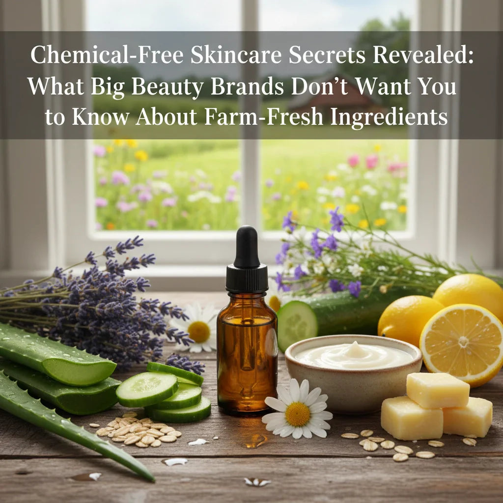 Chemical-Free Skincare Secrets Revealed: What Big Beauty Brands Don't Want You to Know About Farm-Fresh Ingredients