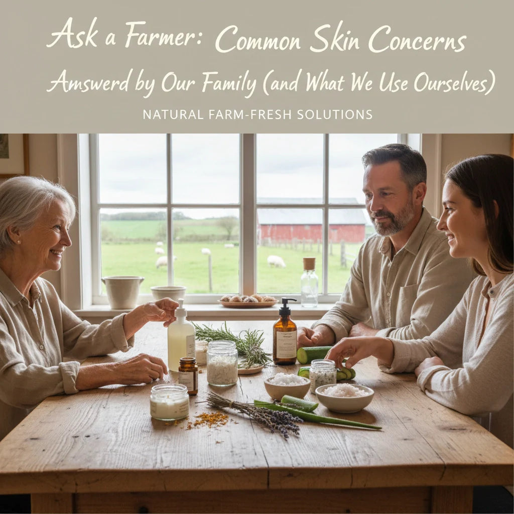 Ask a Farmer: Common Skin Concerns Answered by Our Family (and What We Use Ourselves)