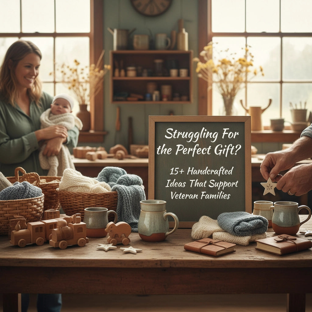 Struggling For the Perfect Gift? 15+ Handcrafted Ideas That Support Veteran Families