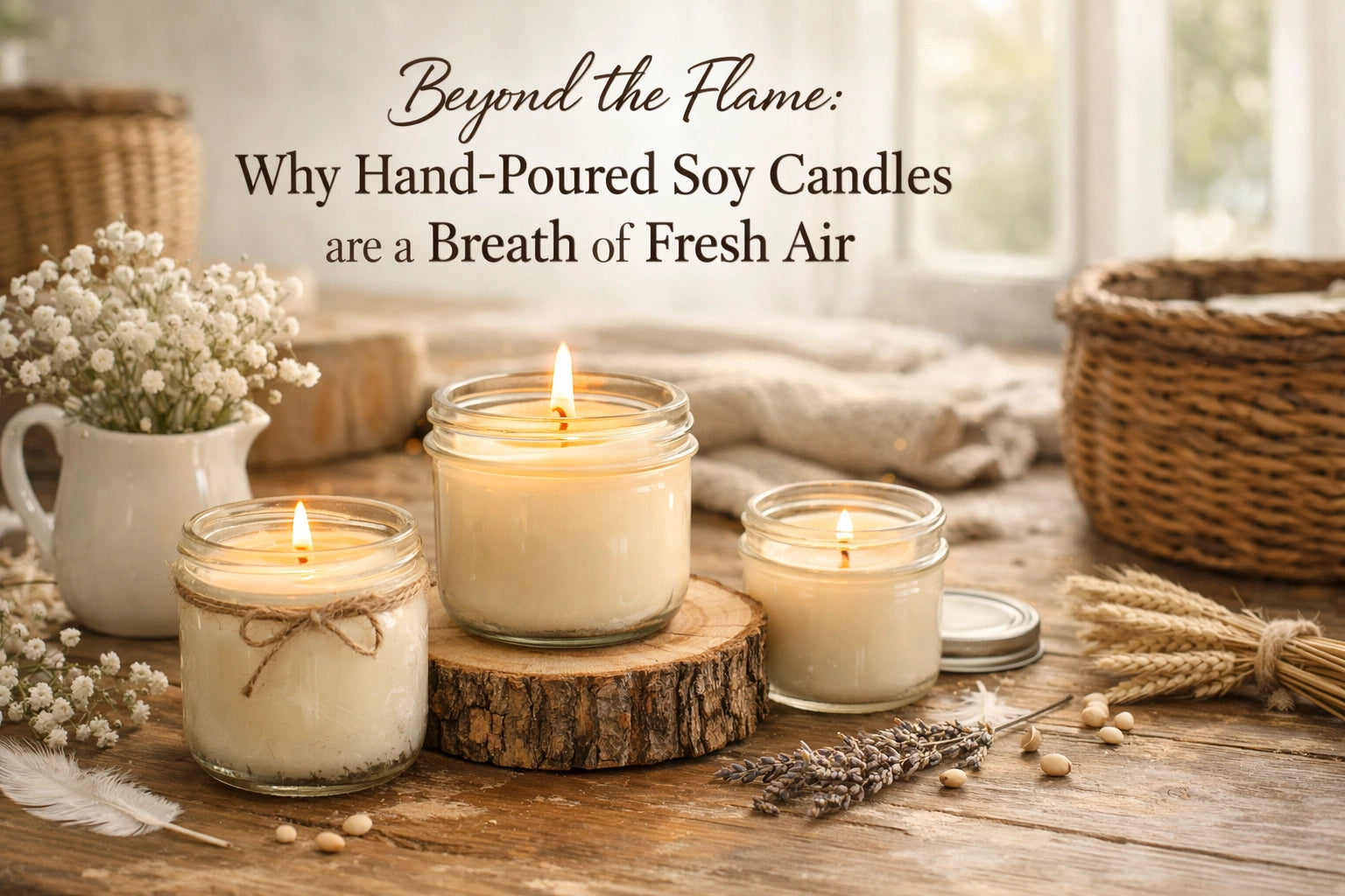 Beyond the Flame: Why Hand-Poured Soy Candles are a Breath of Fresh Air