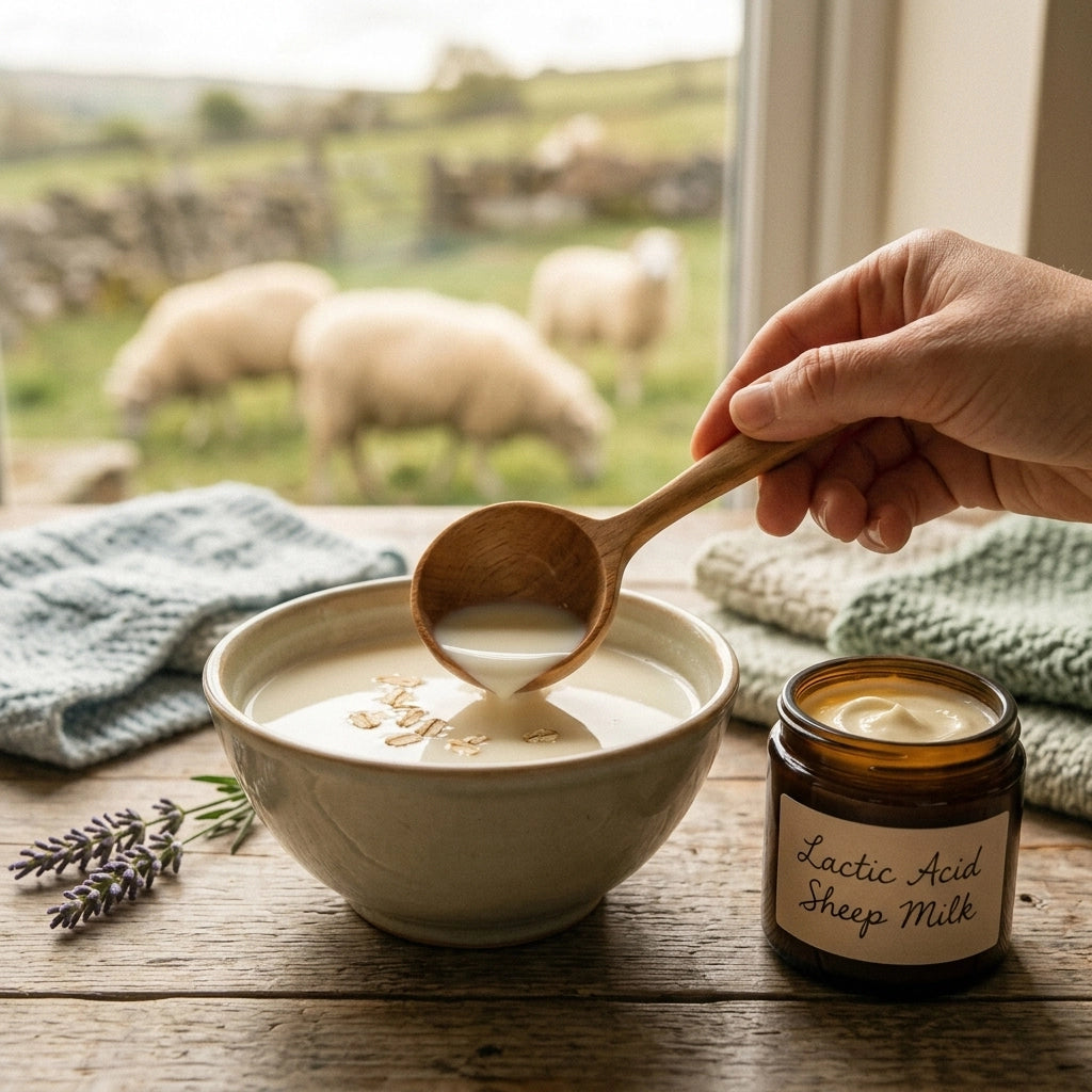 The Science of Smooth: Why Lactic Acid in Sheep Milk is the Key to Keratosis Pilaris Relief