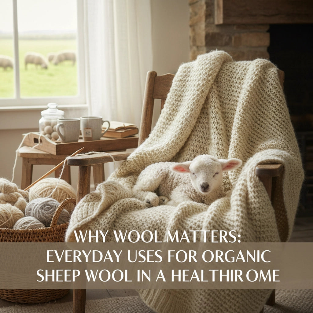 Why Wool Matters: Everyday Uses for Organic Sheep Wool in a Healthier Home