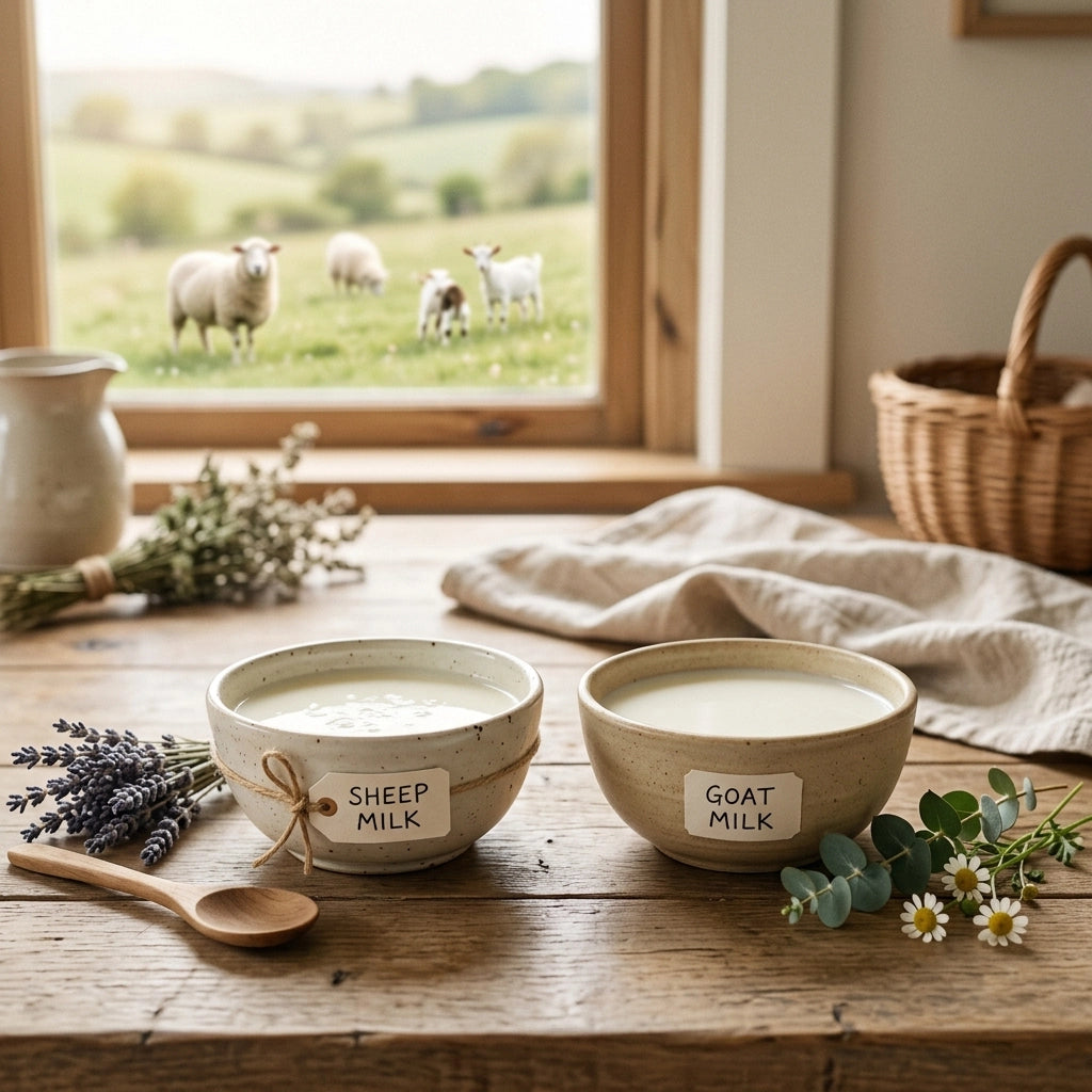 Sheep Milk Vs. Goat Milk: Which Is Better For Your Sensitive Skin Barrier?