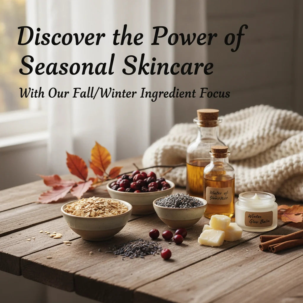 Discover the Power of Seasonal Skincare (With Our Fall/Winter Ingredient Focus)