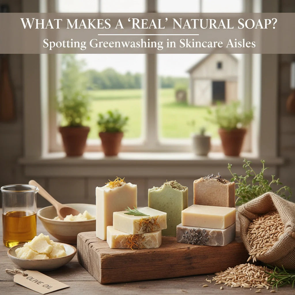 What Makes a "Real" Natural Soap? Spotting Greenwashing in Skincare Aisles