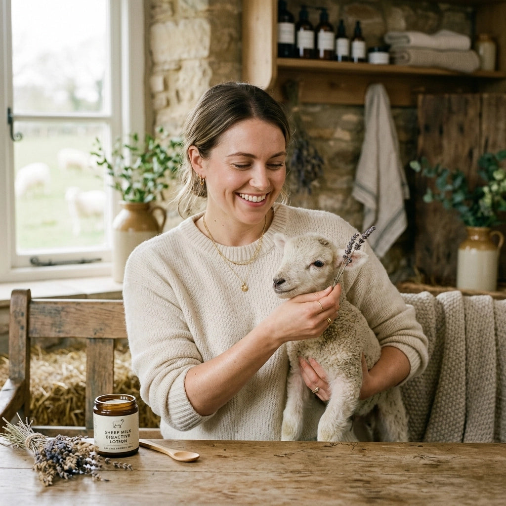 The Keratosis Pilaris Solution: Why Sheep Milk's Bioactive Lipids and Lactic Acid Smooth 'Chicken Skin'