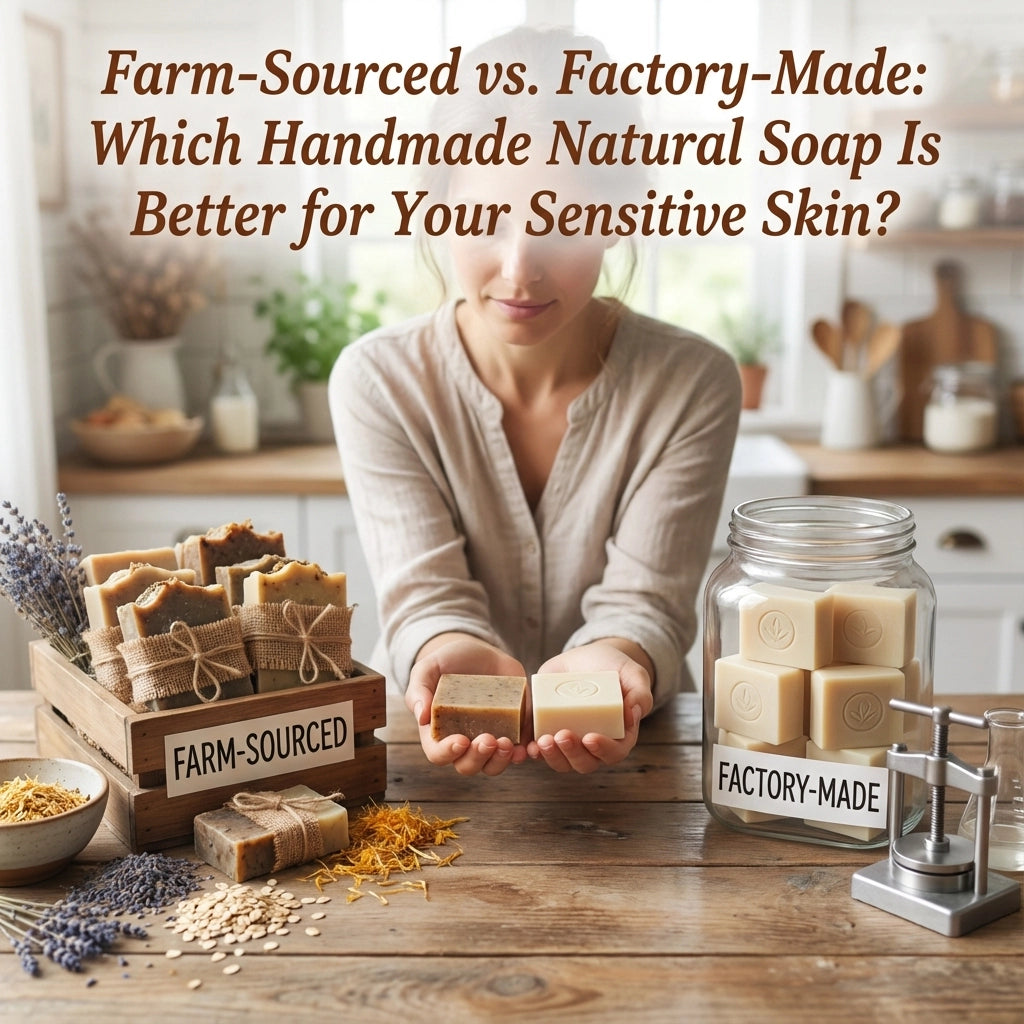 Farm-Sourced vs. Factory-Made: Which Handmade Natural Soap Is Better for Your Sensitive Skin?