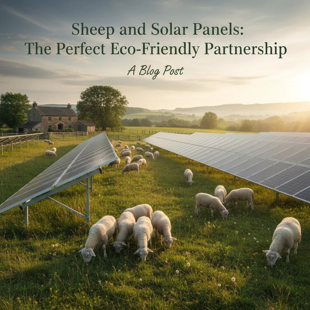 Sheep and Solar Panels: The Perfect Eco-Friendly Partnership