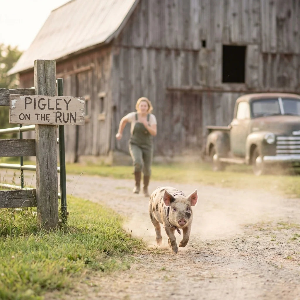 Pigley on the Run: The Wild, True Tale Behind Our Hit Country Single (and the Farmyard Chase of the Year)