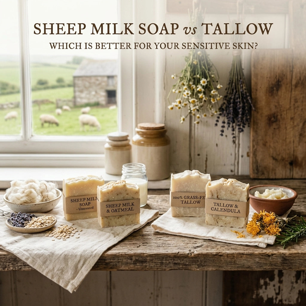 Sheep Milk Soap Vs Tallow: Which Is Better For Your Sensitive Skin?