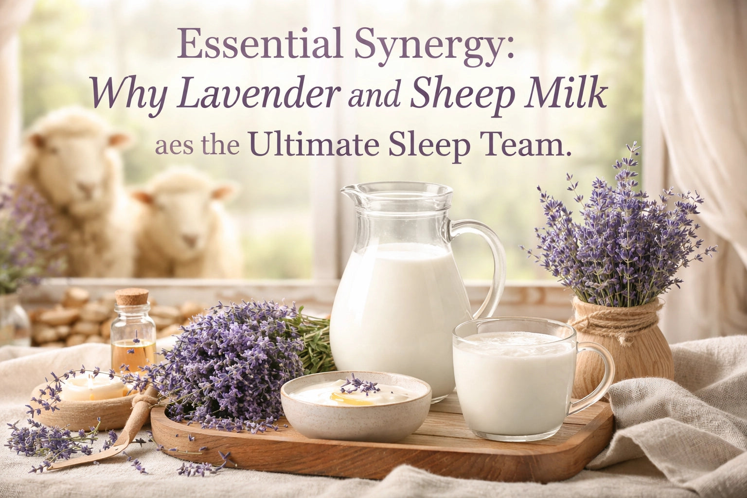 Essential Synergy: Why Lavender and Sheep Milk are the Ultimate Sleep Team