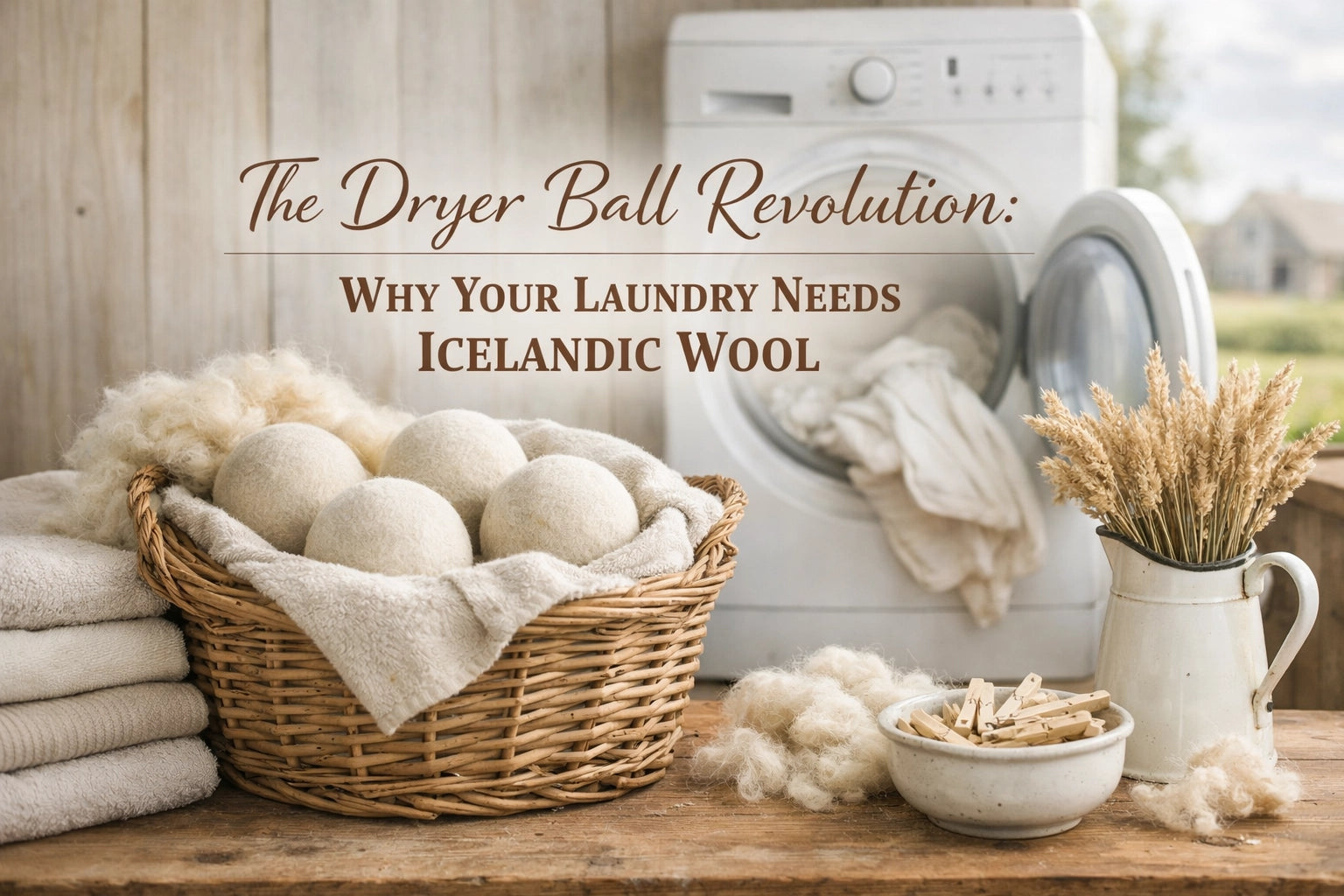 The Dryer Ball Revolution: Why Your Laundry Needs Icelandic Wool