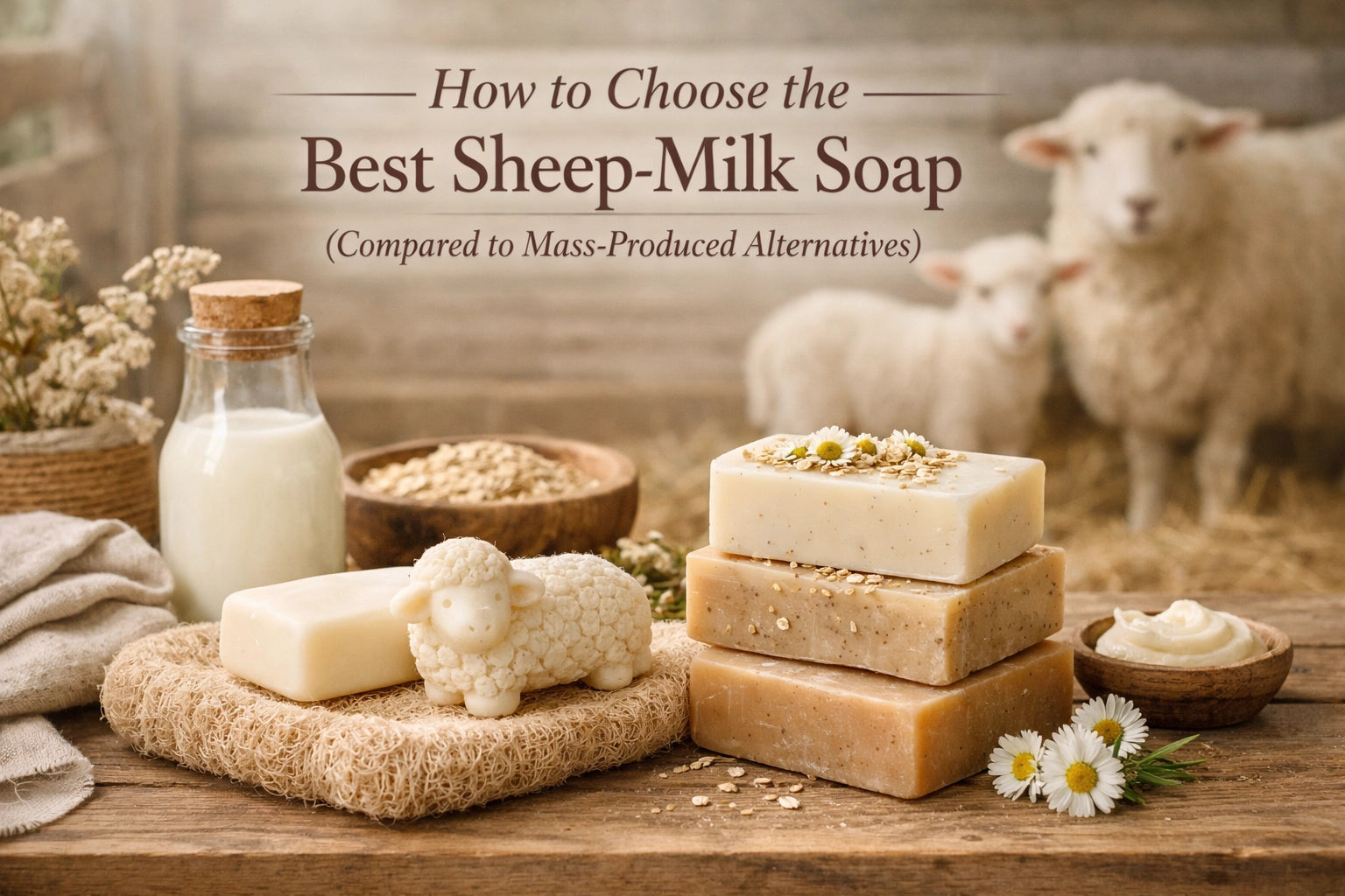How to Choose the Best Sheep-Milk Soap (Compared to Mass-Produced Alternatives)