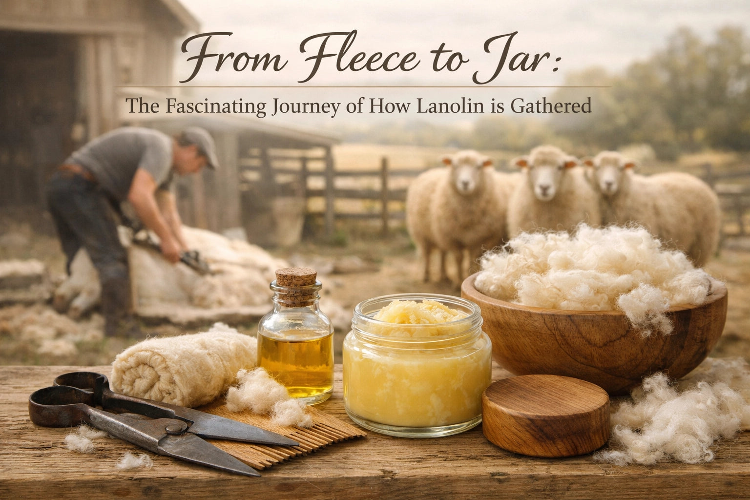 From Fleece to Jar: The Fascinating Journey of How Lanolin is Gathered