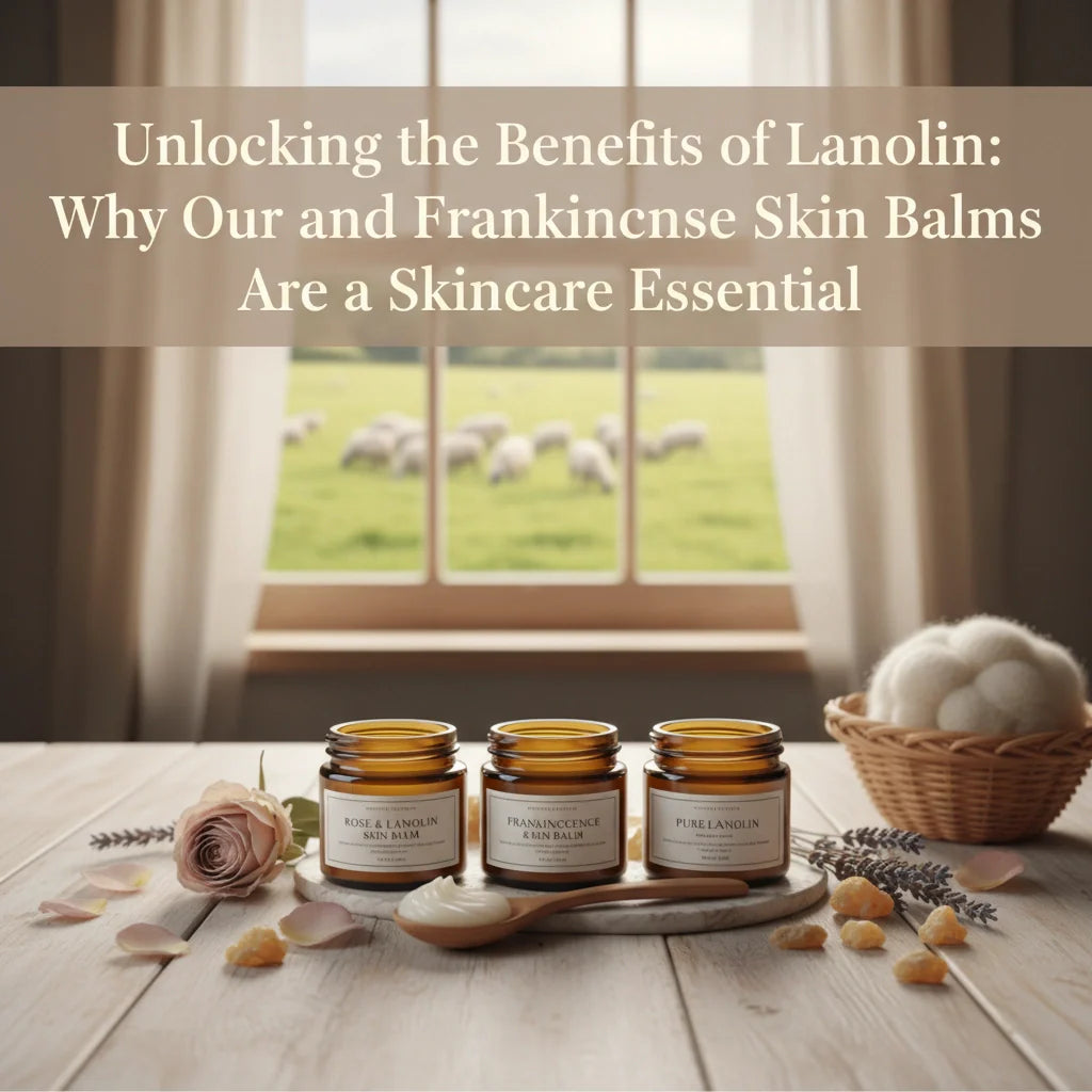 Unlocking the Benefits of Lanolin: Why Our Rose and Frankincense Skin Balms Are a Skincare Essential