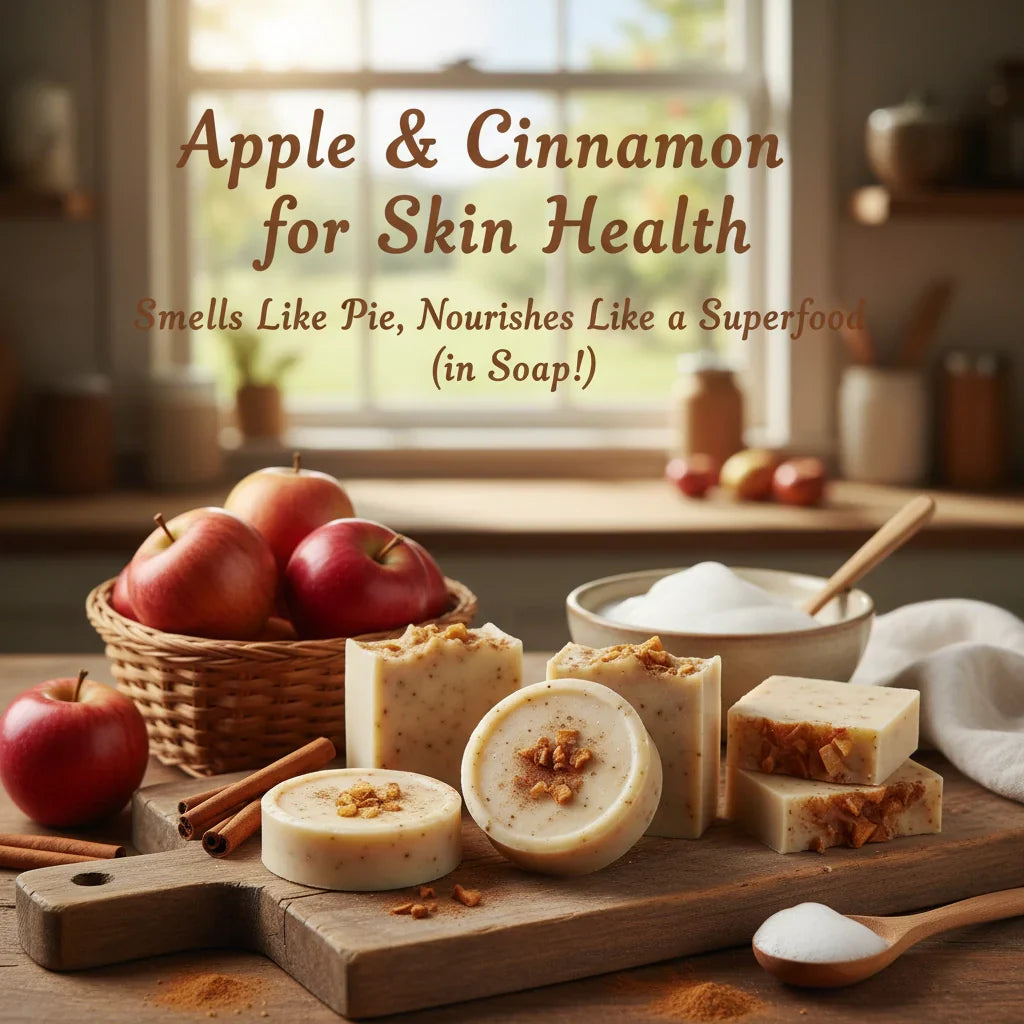 Apple & Cinnamon for Skin Health: Smells Like Pie, Nourishes Like a Superfood (in Soap!)