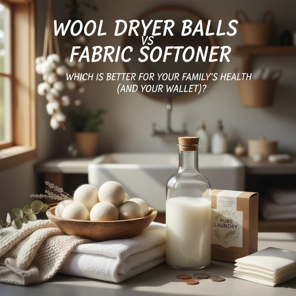 Wool Dryer Balls vs Fabric Softener: Which Is Better for Your Family's Health (and Your Wallet)?