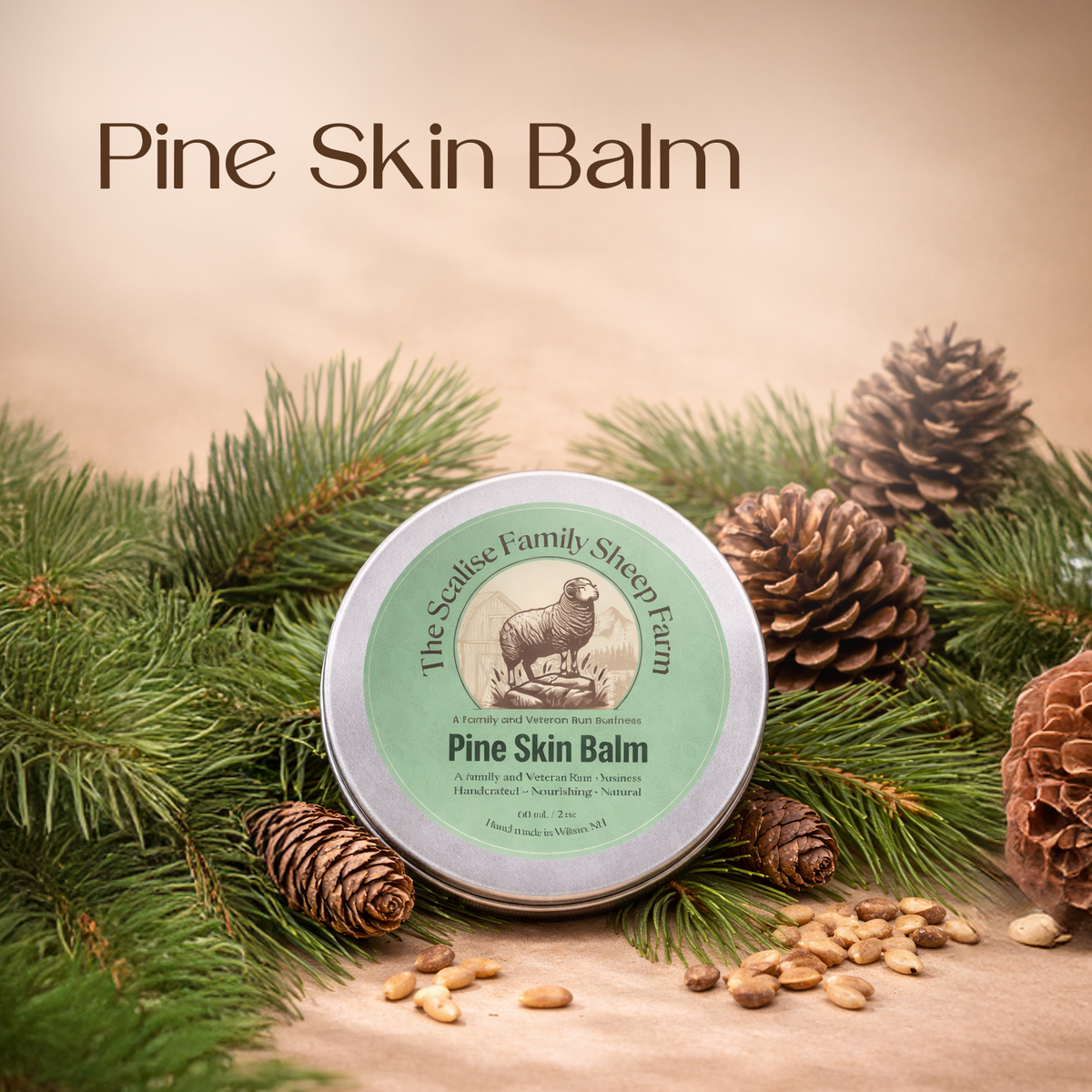 Scalise Family Sheep Farm skin balm collection