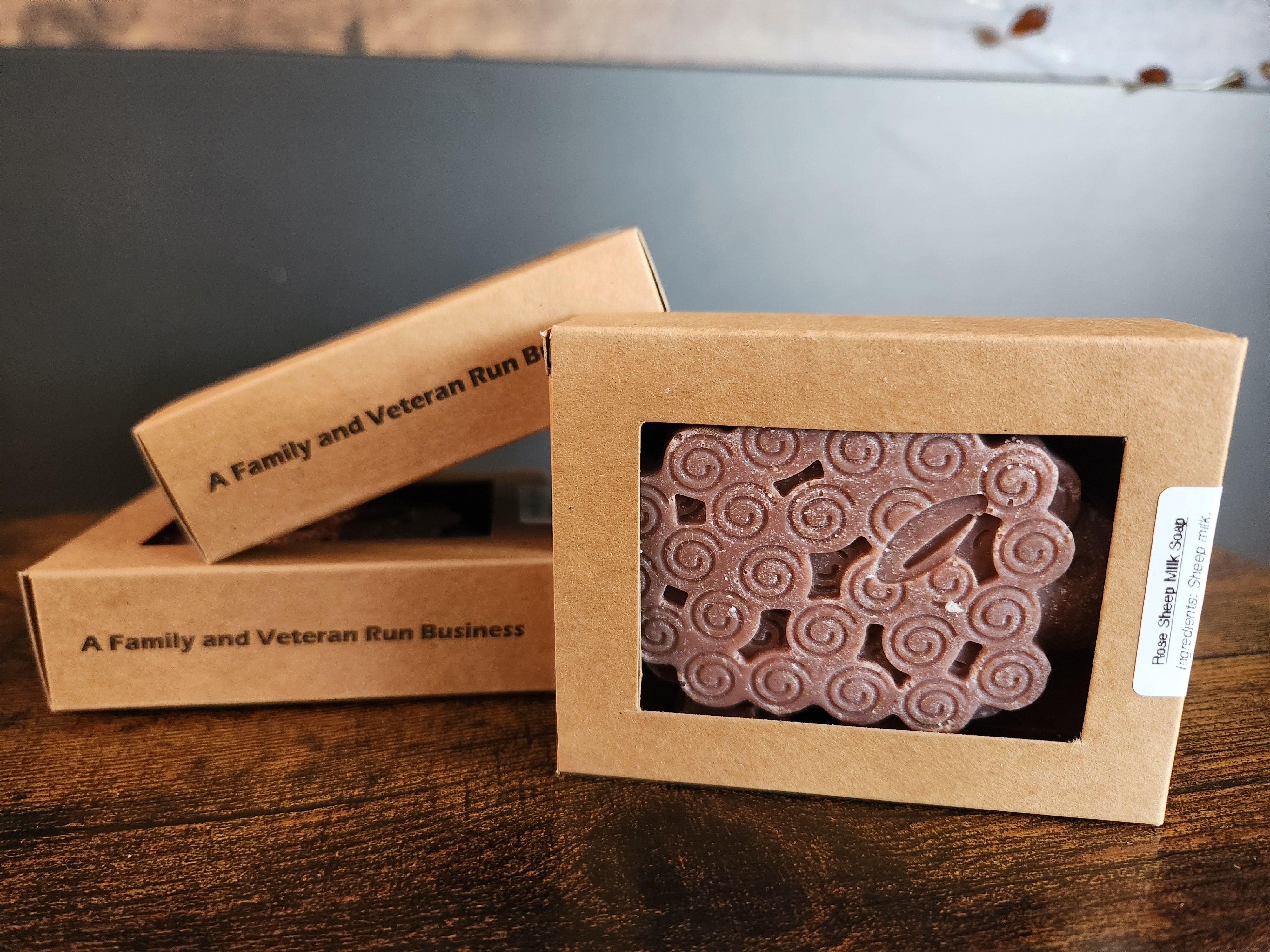 Rose Sheep-Milk Soap handmade natural small-batch farm-sourced NH