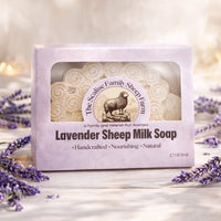 Lavender Sheep Milk Soap – Handmade Natural Moisturizing Lavender Soap