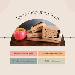 Apple Cinnamon Sheep Milk Soap