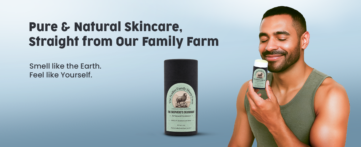 The Shepherd’s Natural Deodorant – Aluminum-Free Farm Deodorant