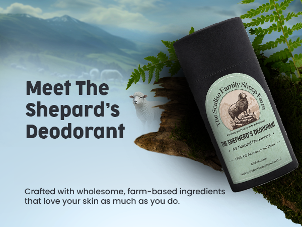 The Shepherd’s Natural Deodorant – Aluminum-Free Farm Deodorant