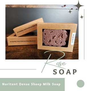 Rose Sheep Milk Soap 🧼