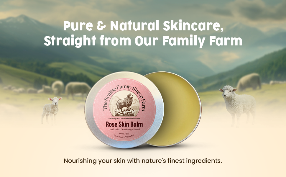 Rose Skin Balm – Natural Moisturizing Rose Herbal Balm