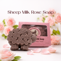 Rose Sheep Milk Soap – Handmade Natural Moisturizing Rose Soap