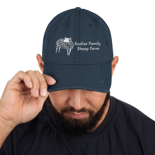 Distressed Dad Hat - Scalise Family Sheep Farm