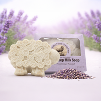 Lavender Sheep Milk Soap – Handmade Natural Moisturizing Lavender Soap
