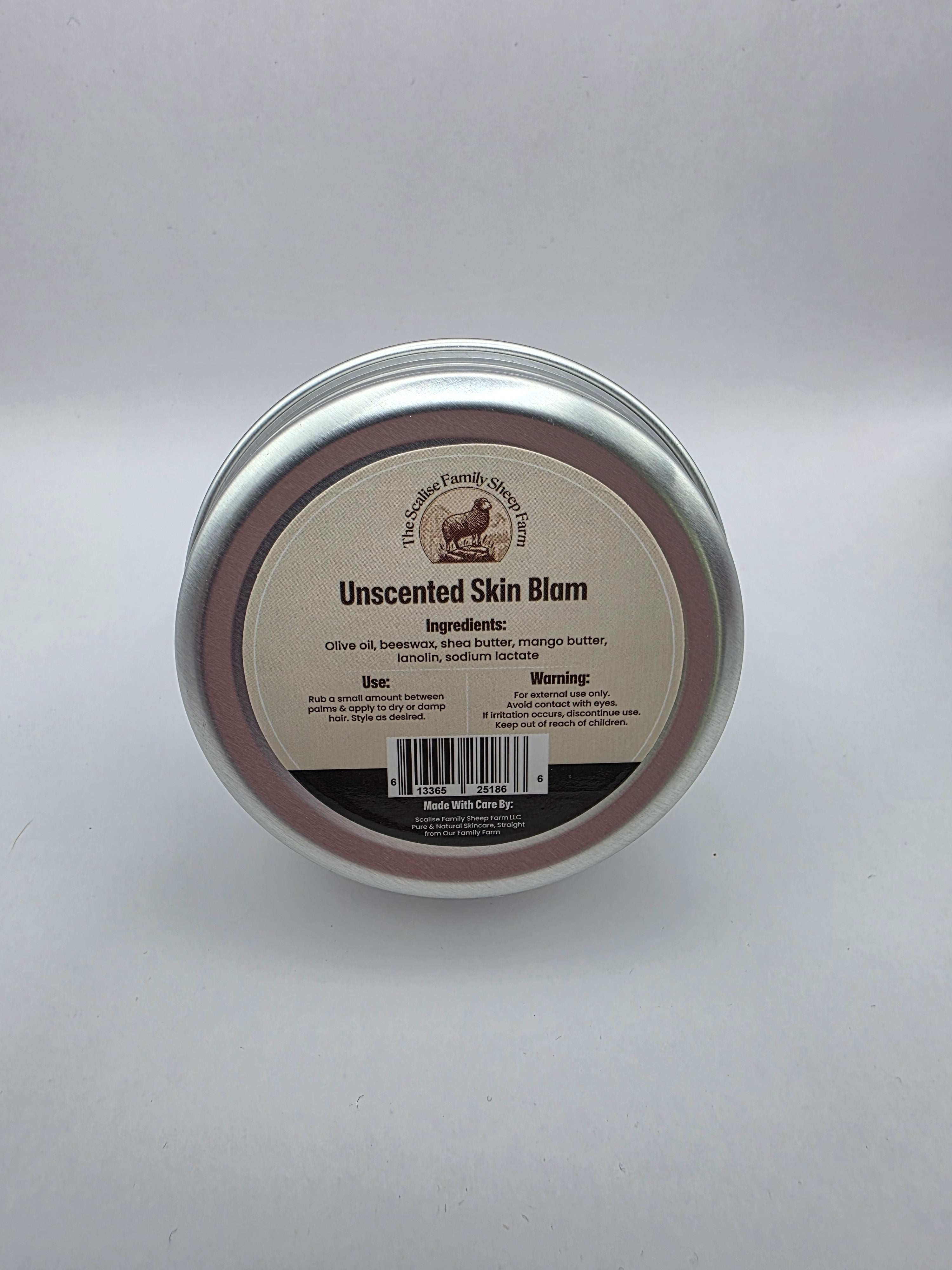 Unscented Skin Balm – Pure & Fragrance-Free Deep Moisture