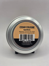 Cedar Solid Cologne – Natural Cedarwood Fragrance Balm
