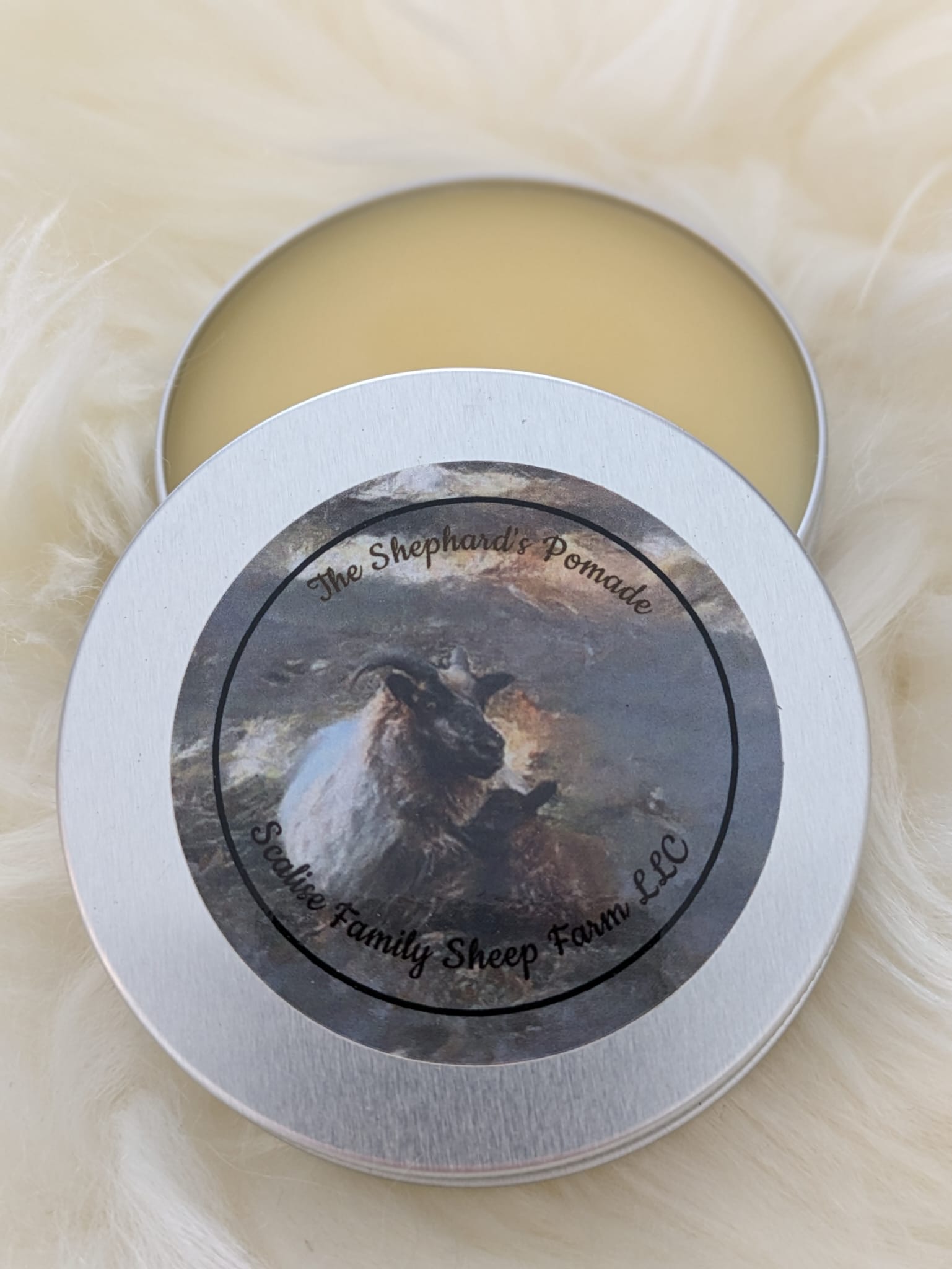 Hair product Pomade handmade natural small-batch farm-sourced NH