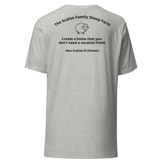 Scalise Family Sheep Farm Inspirational T-Shirt Unisex