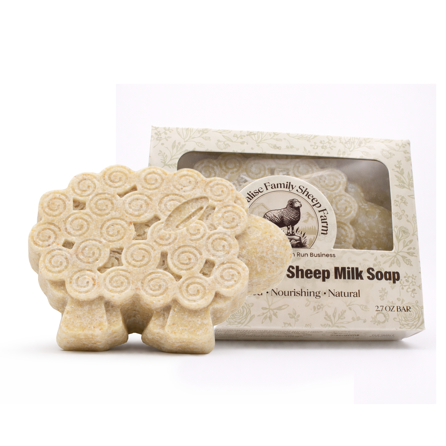 3 Wise Men Sheep Milk Soap – Frankincense & Myrrh Handmade Farm Soap